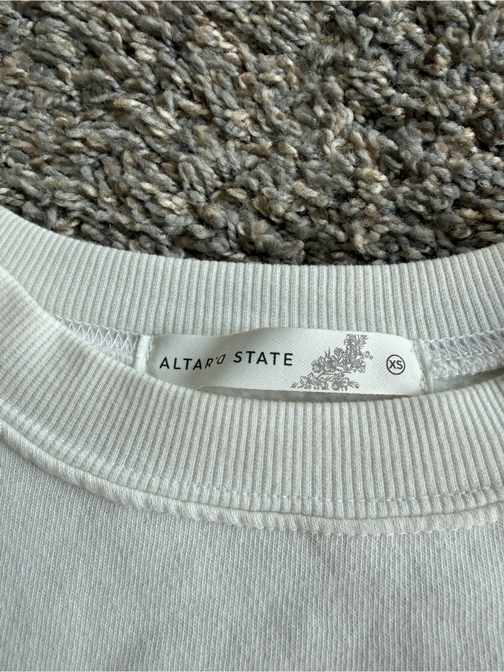 Women’s Altard’d State Faith over fear crewneck sweatshirt XS - Picture 3 of 9